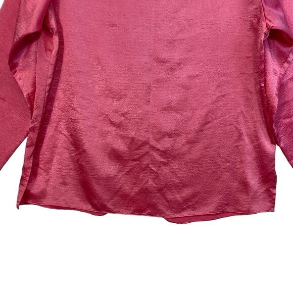 Vintage Victoria's Secret button up Vintage Gold Label PJ Top sz M - Picture 14 of 15